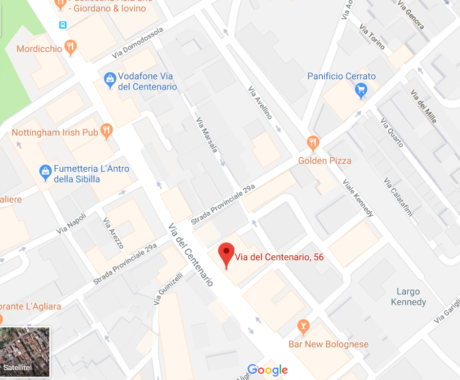 Mappa centro analisi cliniche battipaglia Orlotti