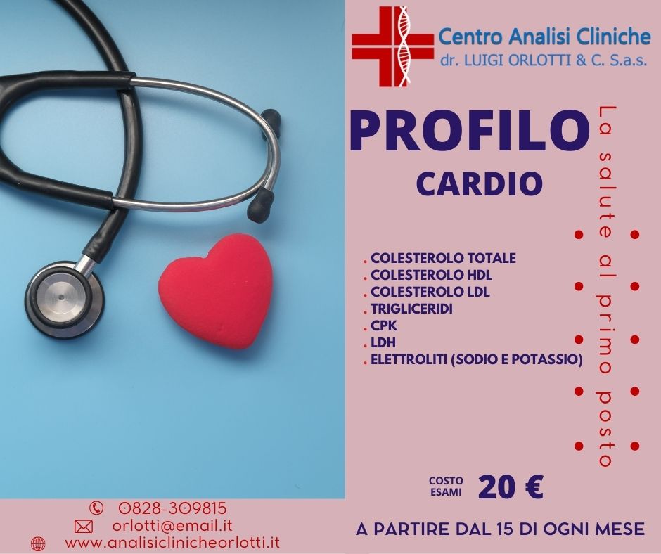 CENTRO ANALISI CLINICHE ORLOTTI BATTIPAGLIA - PROFILO CARDIO €20